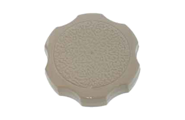 サムノブ(グレー)(菊型) 六角穴付ボルト圧入用キャップのみ